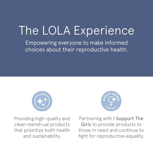 LOLA Organic Cotton Tampons, 8 Count - Tampons Regular, Period Feminine Hygiene Products LOLA