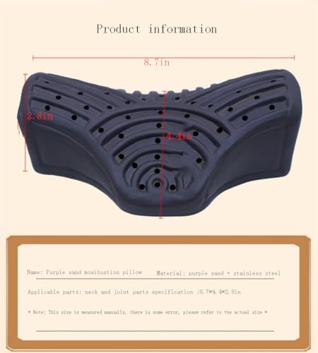 LANYANZI Purple moxibustion Pillow Cervical Vertebra Pillow moxibustion Waist moxibustion Box LANYANZI