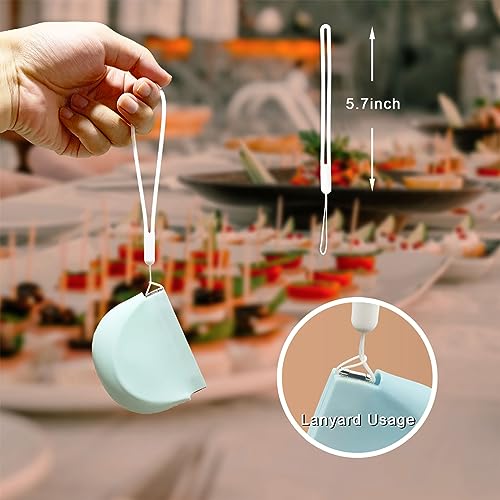 Silicone Retainer Case Soft Upgraded Cute Aligner Case Slim Partial Denture Case Container UZKEW