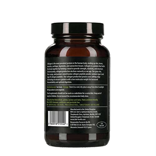 KIKI Health Organic Bovine Collagen Peptides Capsules | 100% Hydrolyzed KIKI HEALTH