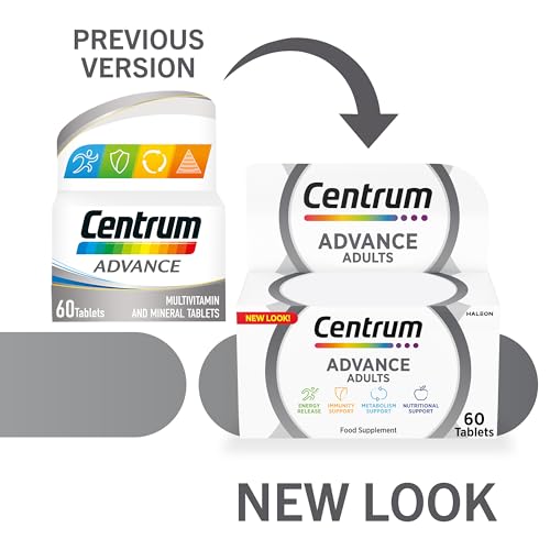 Centrum Advance Multivitamin & Mineral Supplements, 24 essential nutrients including Centrum