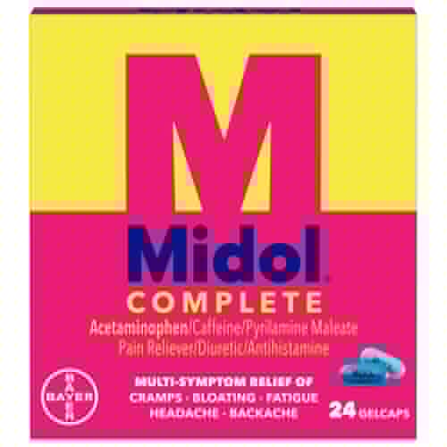 Midol Complete Gelcaps 24ct: Midol Complete Menstrual Pain Relief Gelcaps with Acetaminophen Midol