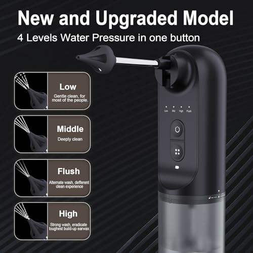 Upgraded Ear Wax Removal,Water Powered Ear Cleaner,Ear Cleaning Kit Alledge