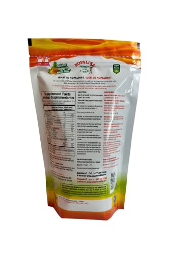 NOPALINA Flax Seed Plus Fiber Colon Detox 1lb - Pineapple Flavor (1LB) Nopalina