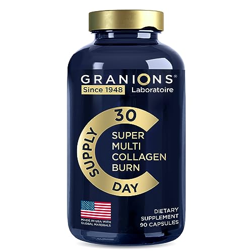 Thermogenic Hydrolyzed Collagen Burn - Hyaluronic Acid, Vitamin C, Multi Collagen Complex Granions