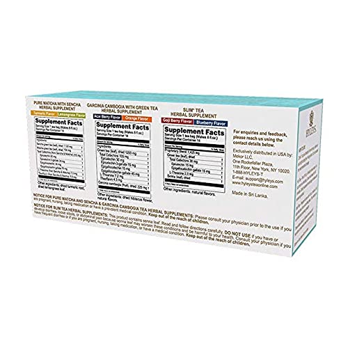 HYLEYS Tea for Cleanse and Weight Loss - New 14 Day Weight Loss Kit - 42 Tea Bags HYLEYS