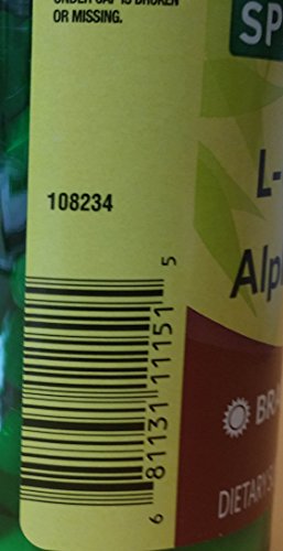 Spring Valley - Acetyl L-Carnitine 800mg Plus Alpha Lipoic Acid 400mg, 50 Capsules Heath Secret