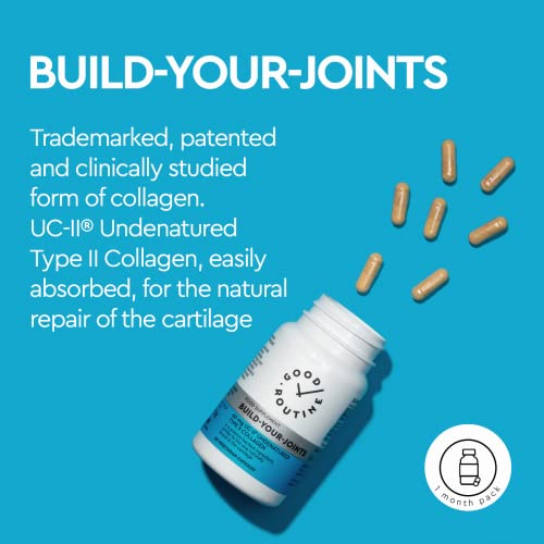 Build-Your-Joints (30 Vegetarian Capsules) - Knee Pain, Joint Pain, Pills, Treatment for Joints, Collagen GOOD ROUTINE