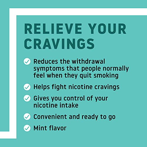 Habitrol Nicotine Lozenges 4 mg Mint Flavor - 72 Count – Stop Smoking Aid Habitrol
