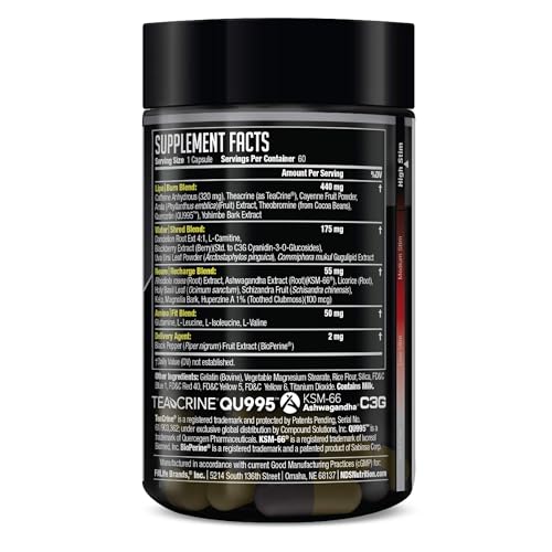 LIPORUSH NDS Nutrition XT - Super Concentrated Thermogenic with L-Carnitine & Teacrine LIPORUSH