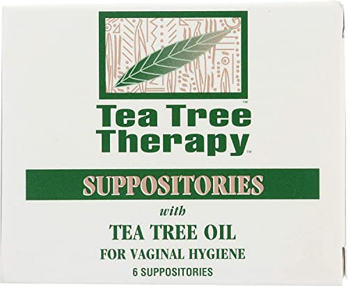 Tea Tree Therapy - Suppository with Tea Tree Oil For Vaginal Hygiene (2-Pack of 6) Tea Tree Therapy