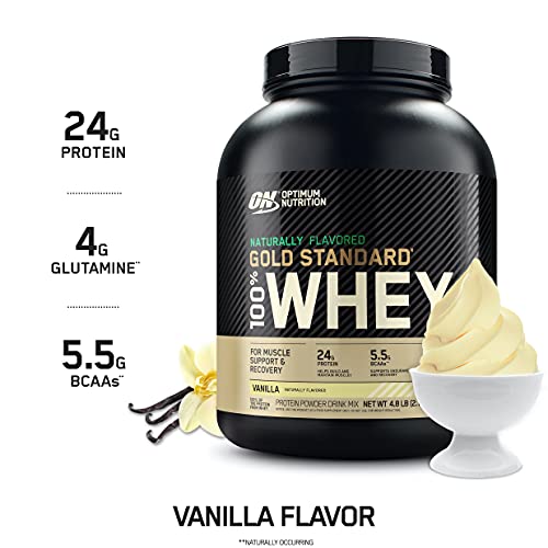 Optimum Nutrition Gold Standard 100% Whey Protein Powder 4.8 (Packaging May Vary) Optimum Nutrition