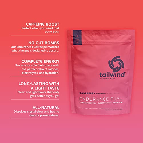 Tailwind Nutrition Endurance Fuel, Caffeine Drink Mix with Electrolytes