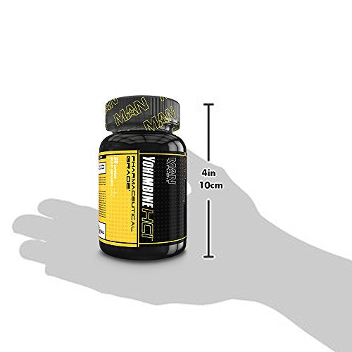 Man Sports Yohimbine HCI 3mg, Weight Loss Supplement, 60 Capsules MAN Metabolic Augmenting Nutrition
