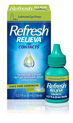 Refresh Relieva for Contacts Lubricant Eye Drops, 0.27 Fl Oz Sterile Refresh