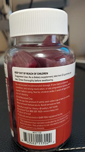 Apple Cider Vinegar Gummies 1,000mg Plus Ginger, ACV with The Mother, Detox Cleanse Viteey