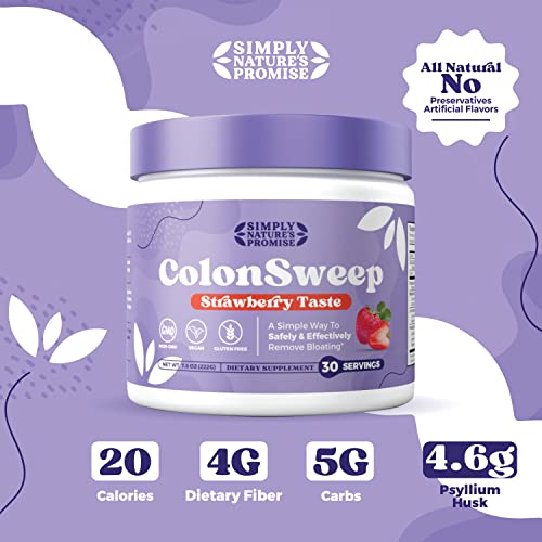 Simply Nature's Promise - ColonSweep Psyllium Husk Powder Colon Cleanser, 8 oz. COLON SWEEP