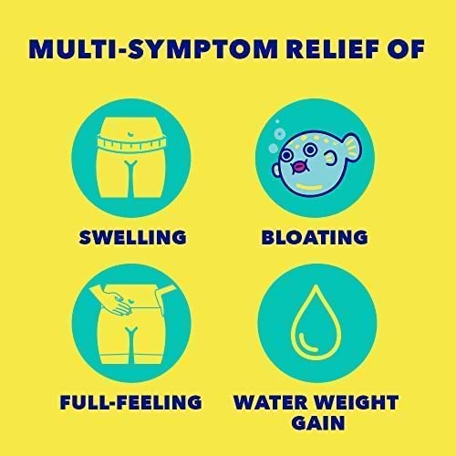 Midol Bloat Relief Caplets 60ct: Midol Bloat Relief Caplets with Pamabrom, Relieve Bloating Midol