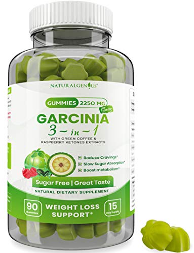 Fat Burning Gummies Pure Extract Garcinia Cambogia, Green Coffee, Raspberry Ketones