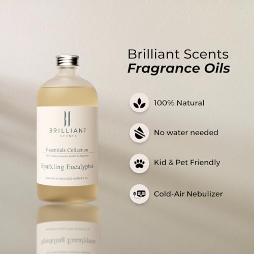 Brilliant Scents - Sparkling Eucalyptus | Luxury Home & Business Scent | Fragrance Oil - 500ml Brilliant Scents
