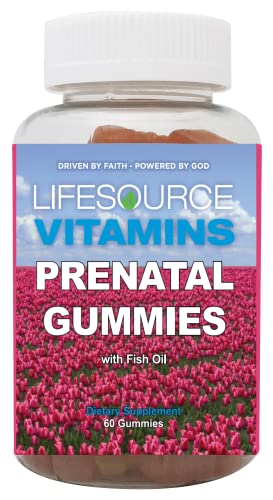 LifeSource Vitamins Prenatal Multi-Vitamins & Minerals with DHA - Omega 3 / Proprietary Formula