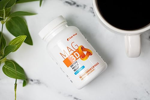 SaltWrap Mag 3D – Daytime (Non-Drowsy) Leg Cramp & Muscle Relief Support - Natural SaltWrap