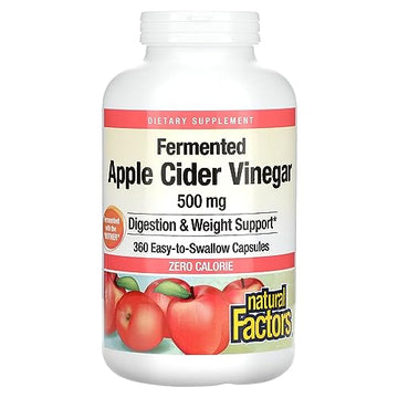 Natural Factors, Apple Cider Vinegar Capsule, Supports Digestion and Weight Management