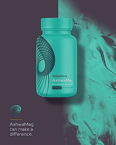 AshwaMag by GreenWave Nutrition | 5 Clinically Studied Ingredients | Happier & Motivated AshwaMag