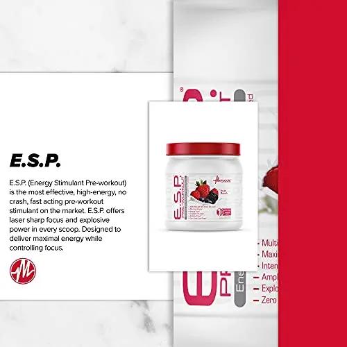 Metabolic Nutrition | ESP - Stimulating Pre Workout, Pre Intra Workout Supplement | Energy Metabolic Nutrition