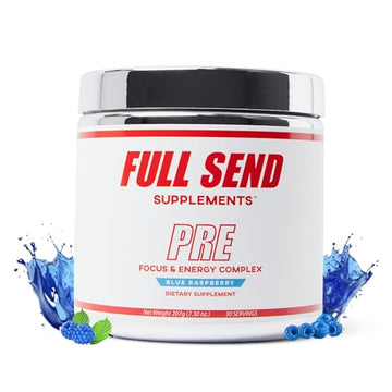 FULL SEND Pre Workout Powder with Beta Alanine, Preworkout Energy Supplement