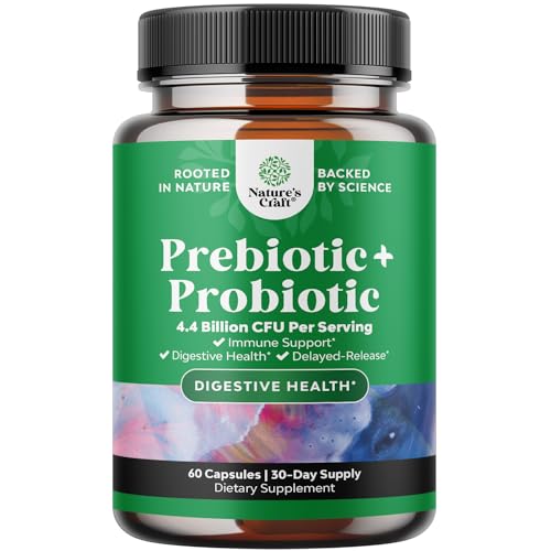 Prebiotics and Probiotics Gut Health Supplement - Super Potent Digestive Health Acidophil