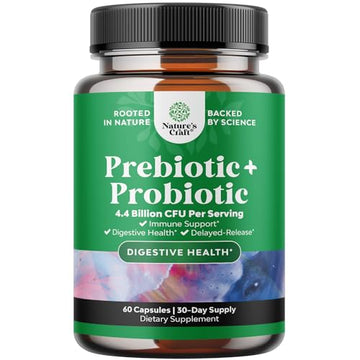 Prebiotics and Probiotics Gut Health Supplement - Super Potent Digestive Health Acidophil