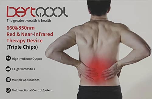 Bestqool Red Light Therapy Belt, Near Infrared Light Therapy & Red Light Therapy for Body Bestqool