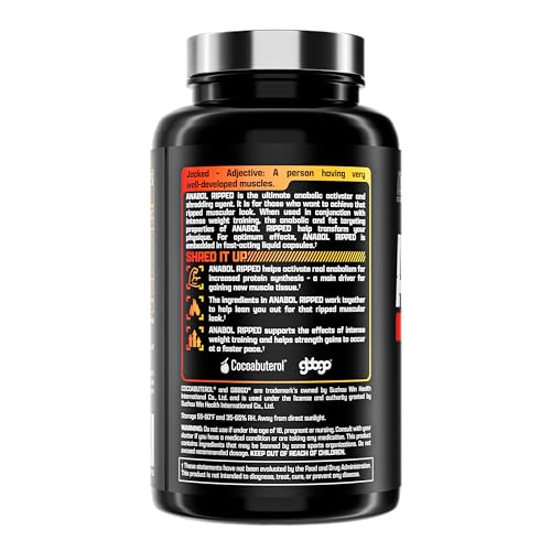 Nutrex Research Anabol Ripped Anabolic Muscle Builder for Men, 2-in-1 Muscle Builder Nutrex Research