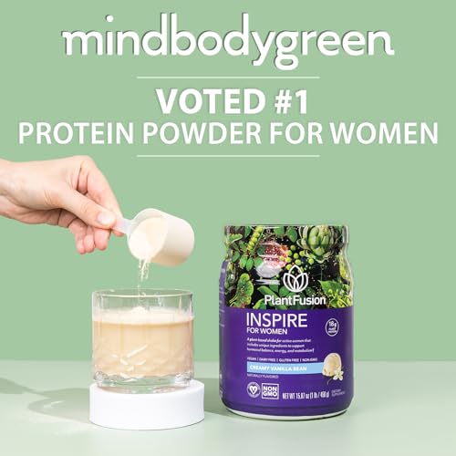 PlantFusion Inspire Plant Protein Powder for Women - Low Carb Protein Powder for Lean PlantFusion