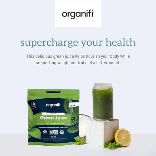 Organifi: GO Packs - Green Juice - Organic Superfood Supplement Powder - 15 Servings Organifi