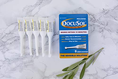 Docusol Docusate Sodium Mini Enema ml, Clear, 0.84 Fl Oz Enemeez