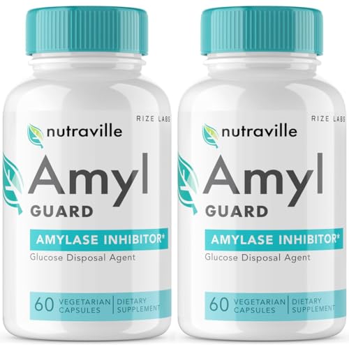 rize labs (2 Pack Nutraville Amyl Guard Dietary Supplement, Nutraville Amyl Guard Weight 