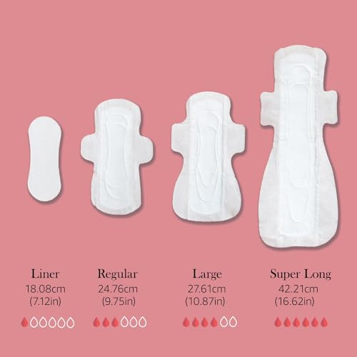 Livlit Ultra Thin Panty Liners Sanitary Pads, 100% Certified Organic Cotton from Texas, Light Absorbency LIVLIT