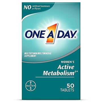 One A Day Women’s Active Metabolism Multivitamin, Supplement with Vitamin A, C, D, E 
