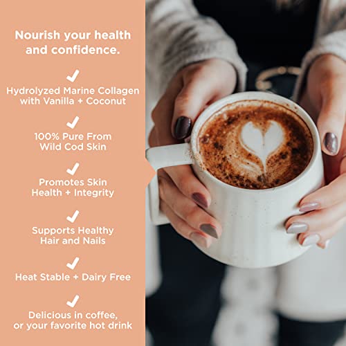 JSHealth Collagen Creamer - Vanilla Collagen Creamer for Coffee 