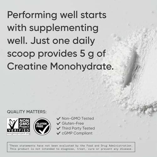 Sports Research Creatine Monohydrate - Gain Lean Muscle, Improve Performance Sports Research