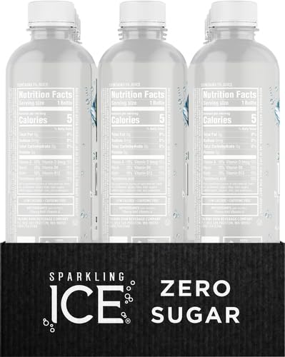Sparkling Ice, Lemon Lime Sparkling Water, Zero Sugar Flavored Water, with Vitamins Sparkling ICE