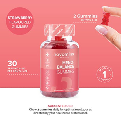 Novomins Meno-Balance Gummies – Menopause Support – Perimenopause and Post Menopause