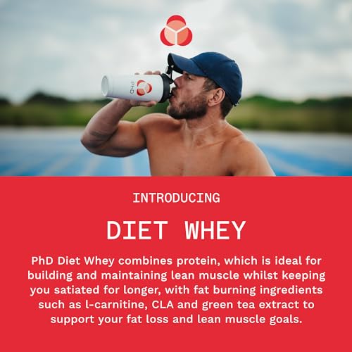 PhD Nutrition Diet Whey Low Calorie Protein Powder, Low Carb, High Protein Lean Matrix PhD
