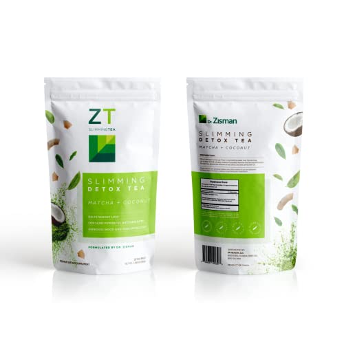 Dr. Zisman ZT Slimming - Matcha-Coconut Detox Blend, Weight Loss Tea with Antioxidant Effects Dr. Zisman ZT Slimming Tea