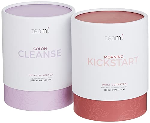 Teami 30-Day Teatox Kit - All Natural Colon Cleanse and Detox Tea - Morning Kickstart 