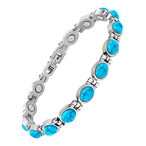 JEROOT Magnetic Bracelets for Women, Magnetic Bracelets with 3500 Gauss Exquisite 