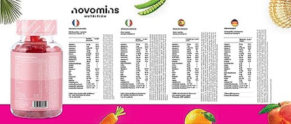 Novomins Fertility Gummies - Fertility Supplements for Women Trying to Conceive–25 Essential Vitamins