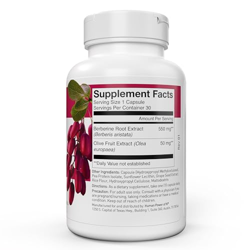 humanN SuperBerine – High Absorbency, Concentrated Dose Formula with Clinically 